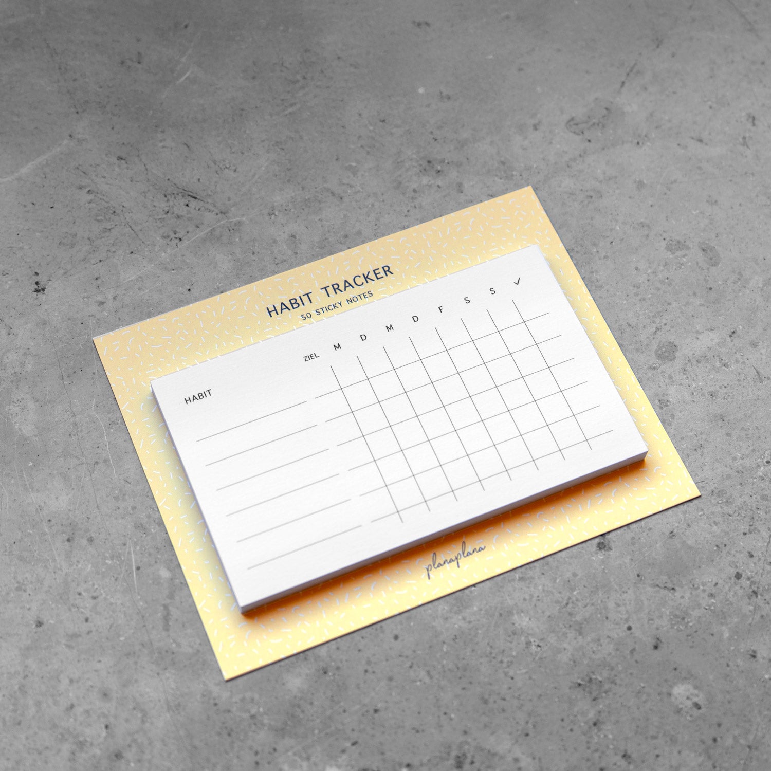 HABIT TRACKER Haftnotizen (50 Sticky Notes)