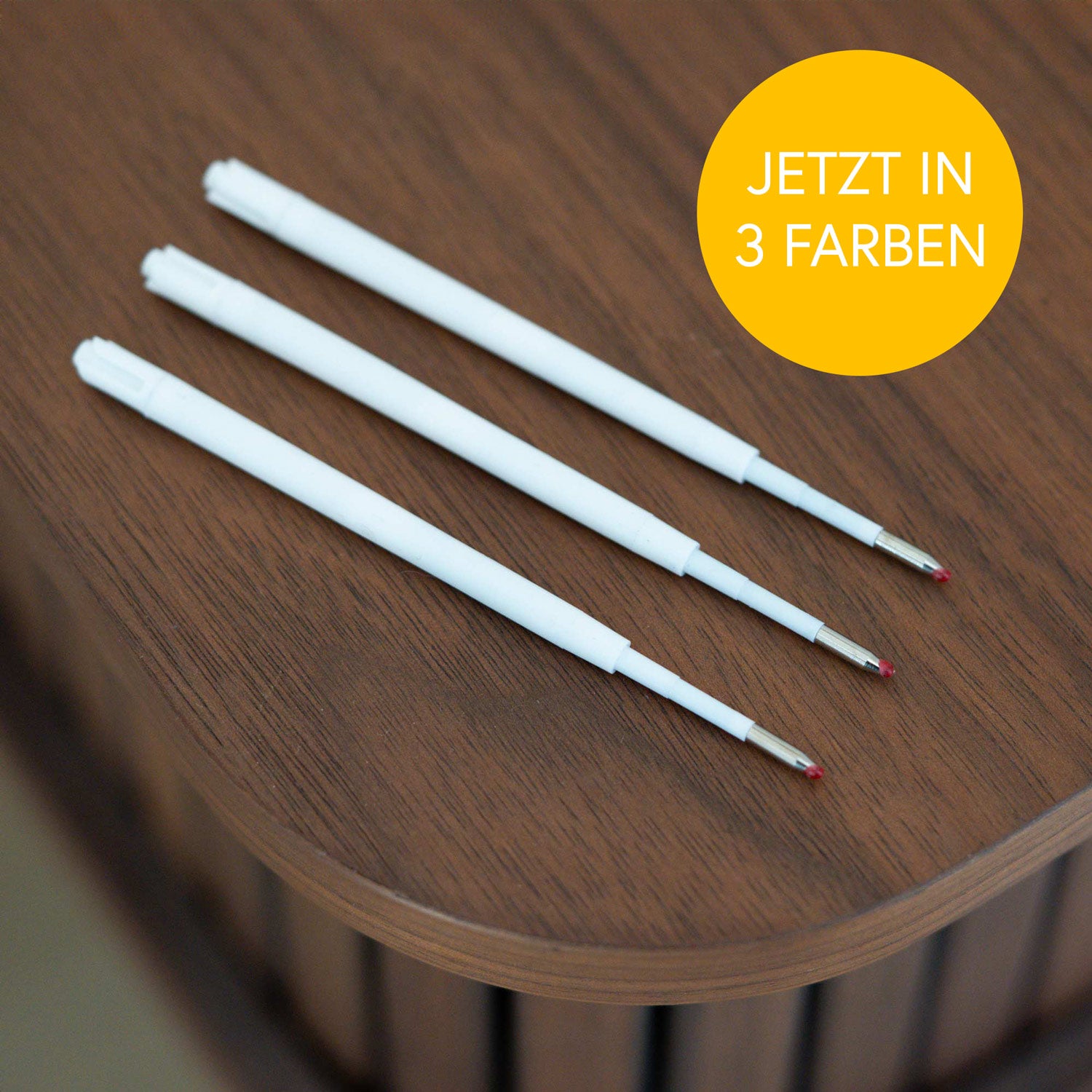 3er Set Ersatzminen für Kugelschreiber »I HAVE A PLAN«