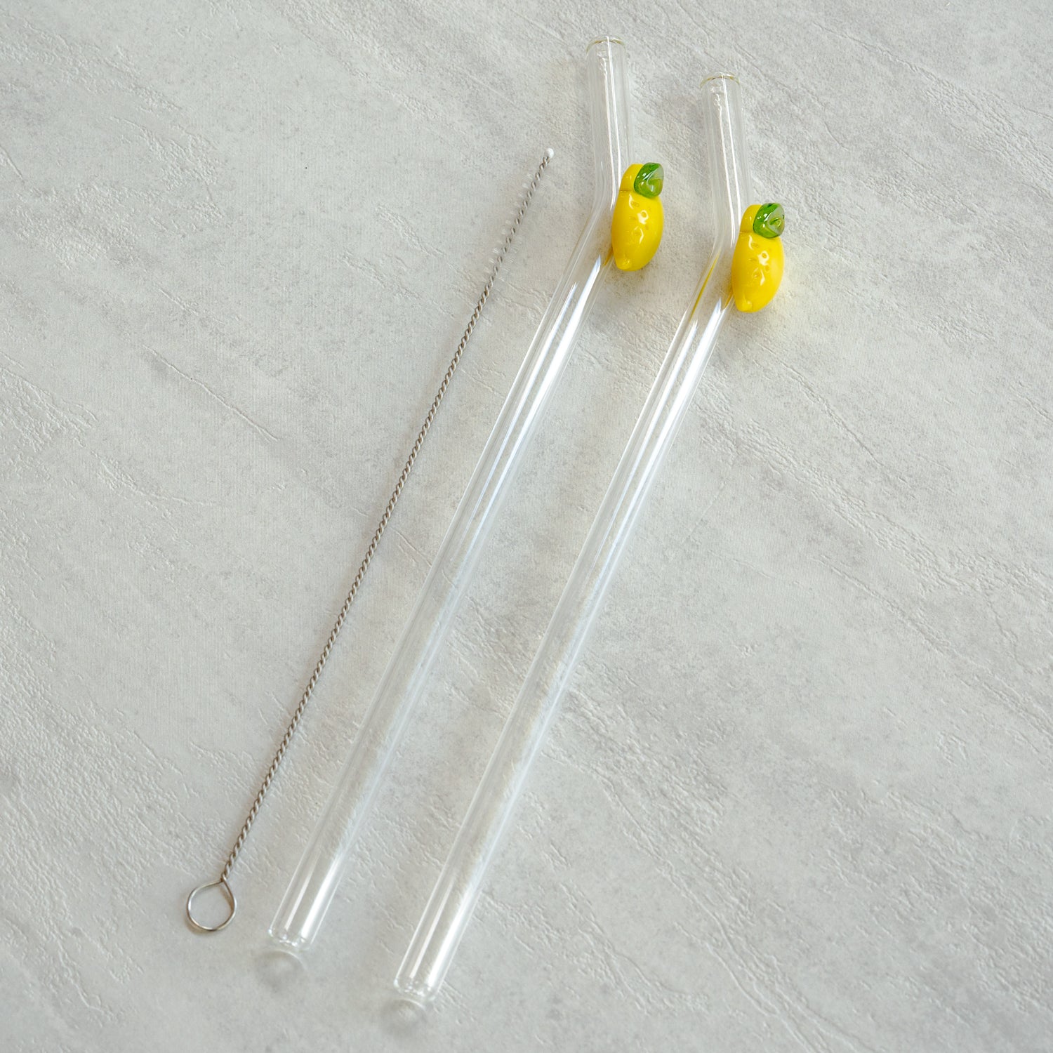 Glas-Strohhalme »Limonata« (2er-Set)