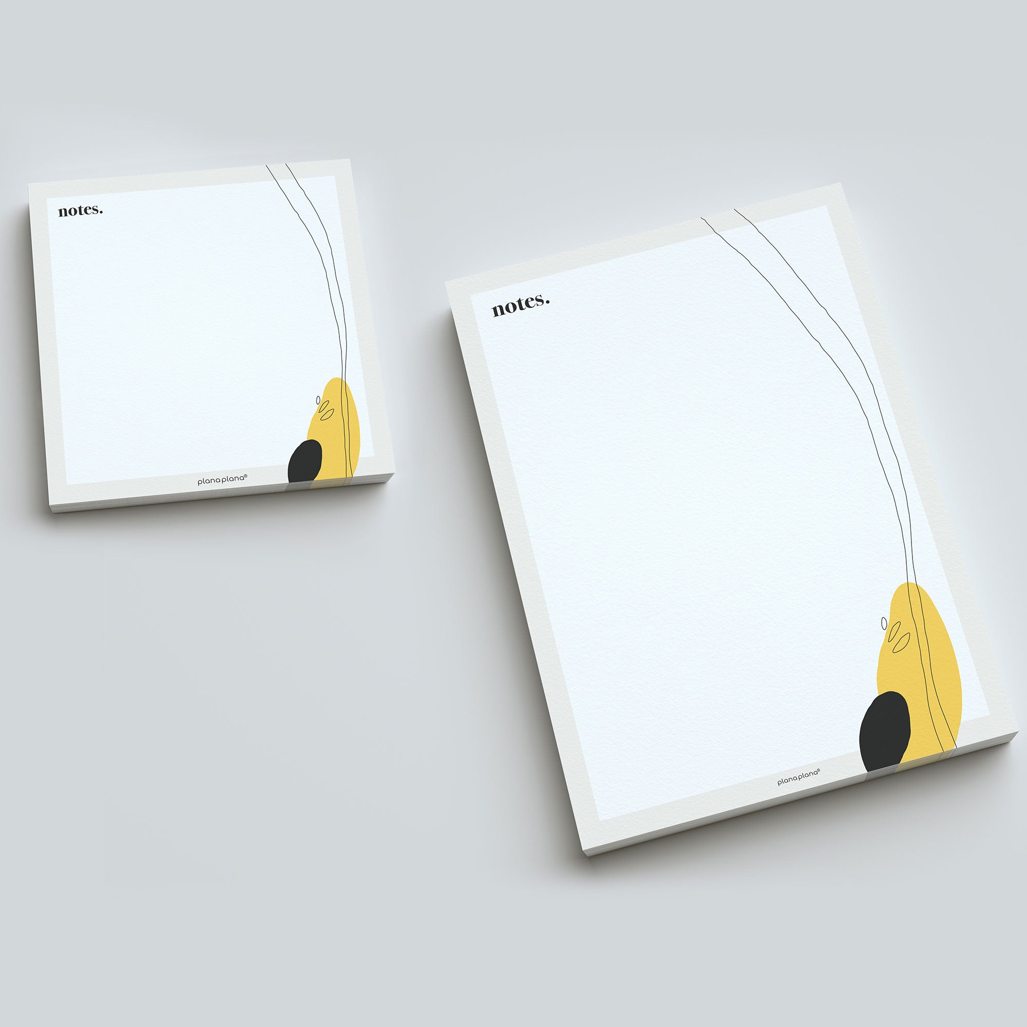 Notizblock (2er-Set: DIN A4 + quadratisch)