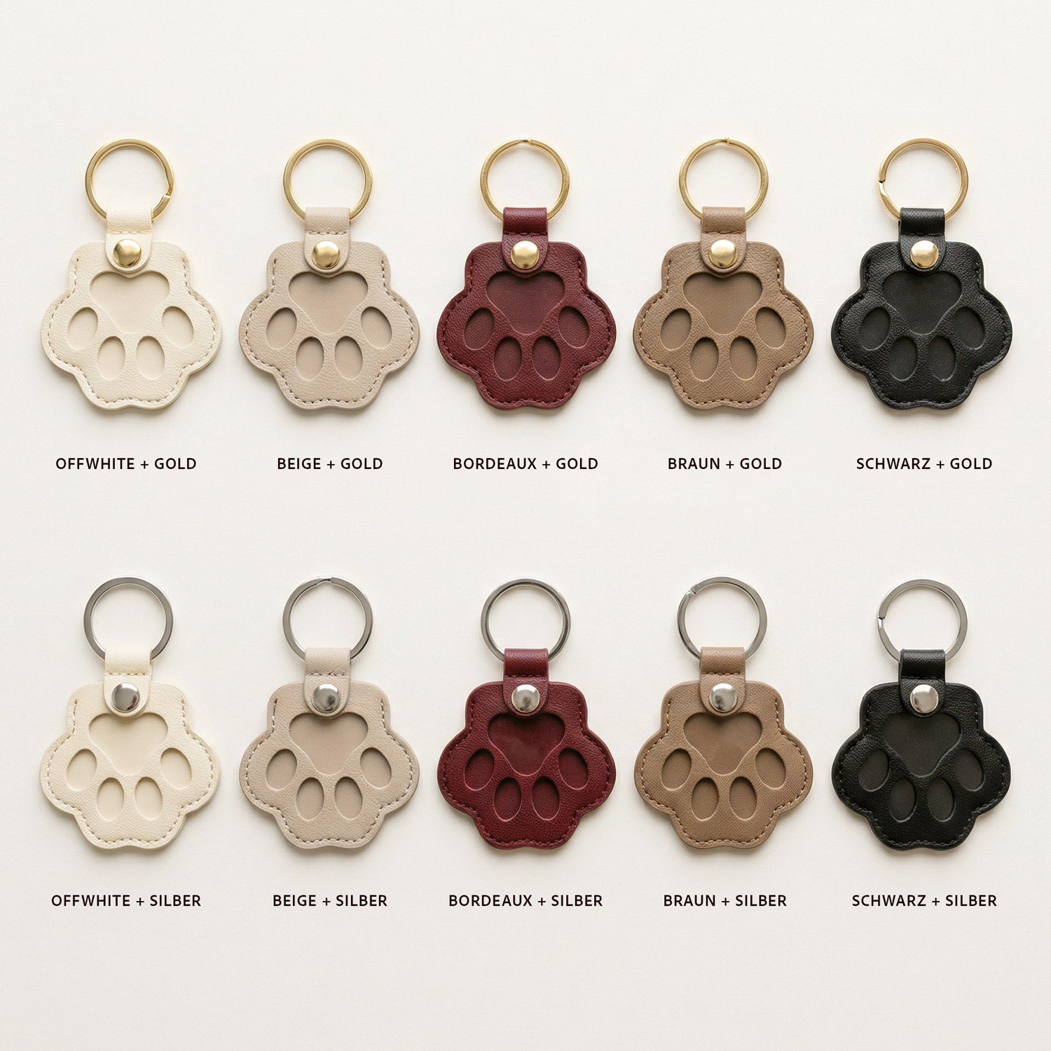 Schlüsselanhänger »Paw« in verschiedenen Farben