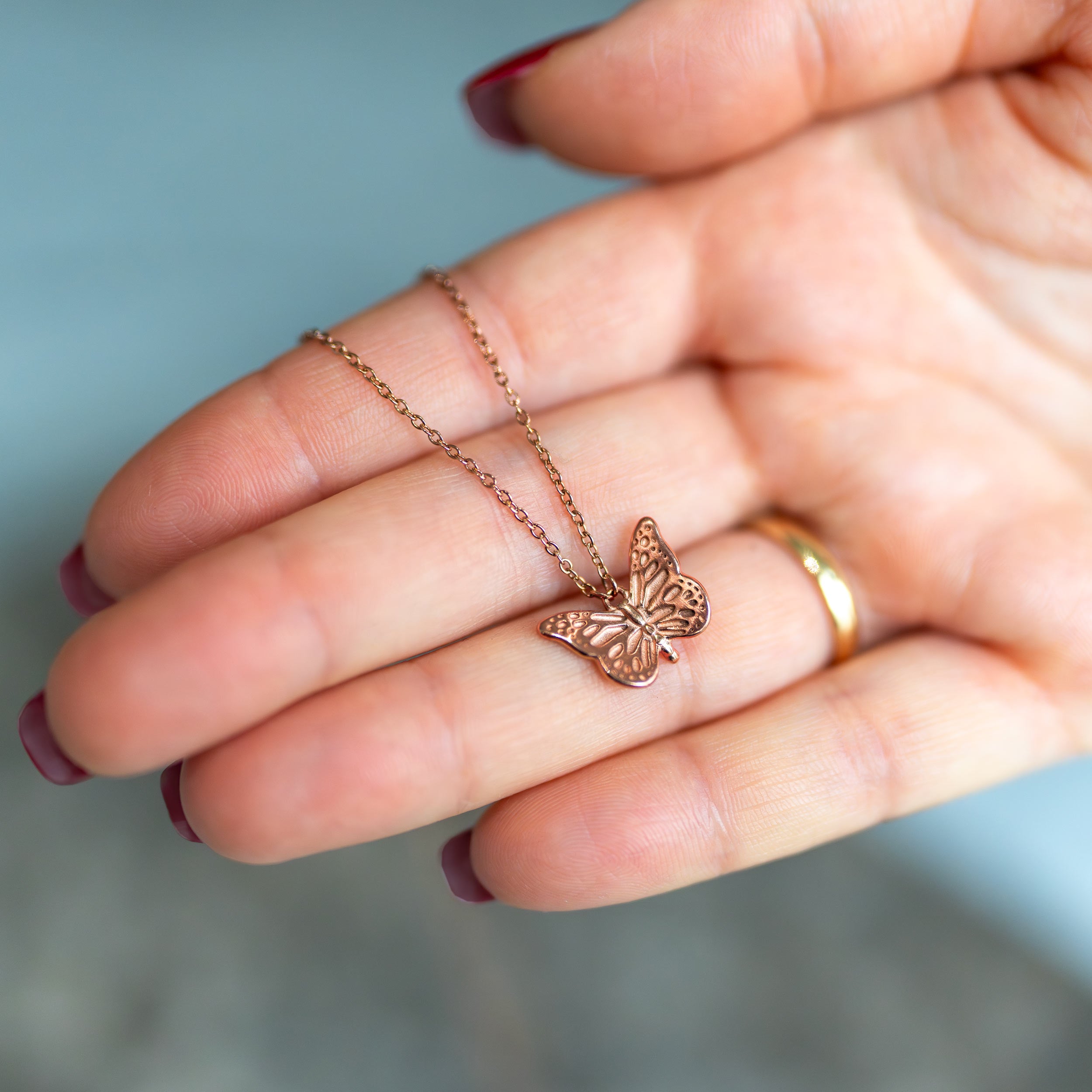 ✨ Schmetterlings-Halskette »Kraftschmuck«