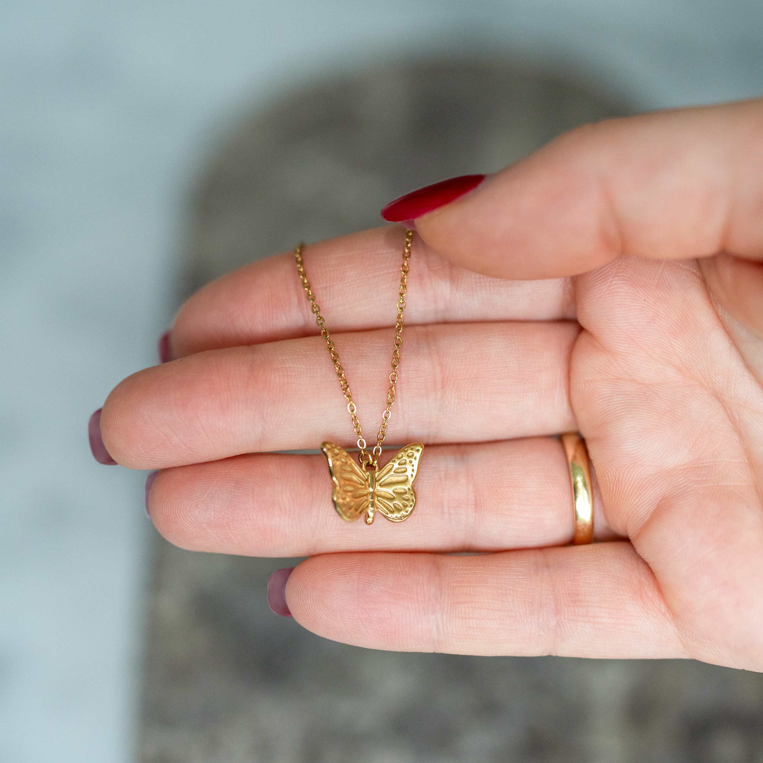 ✨ Schmetterlings-Halskette »Kraftschmuck«