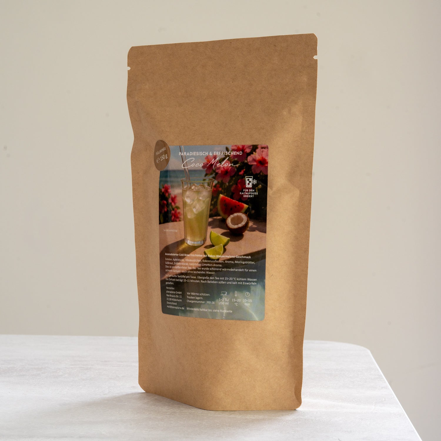 Cold Brew Früchtetee »Coco Melon« (paradiesisch & erfrischend)