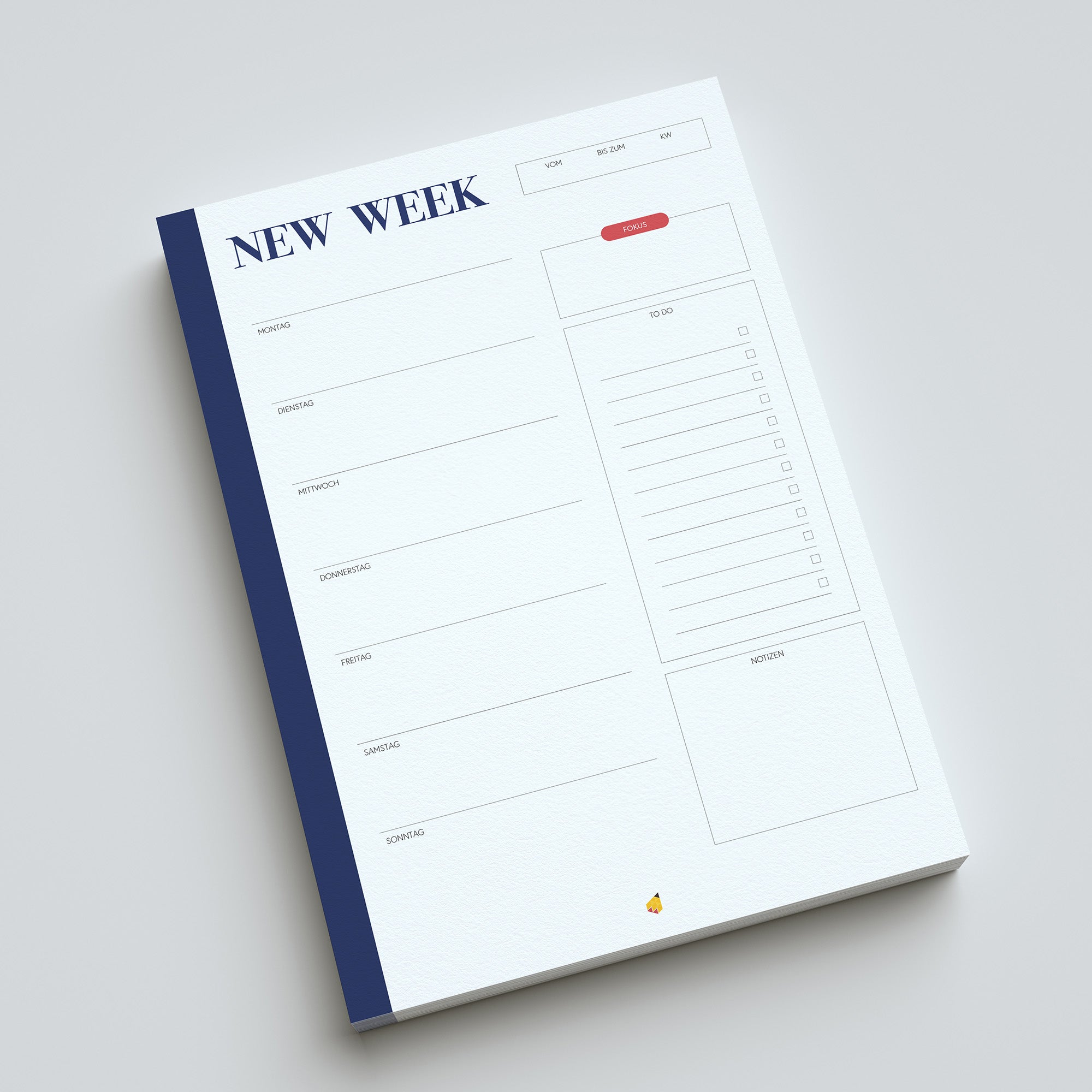 Wochenplaner (Block in A4)