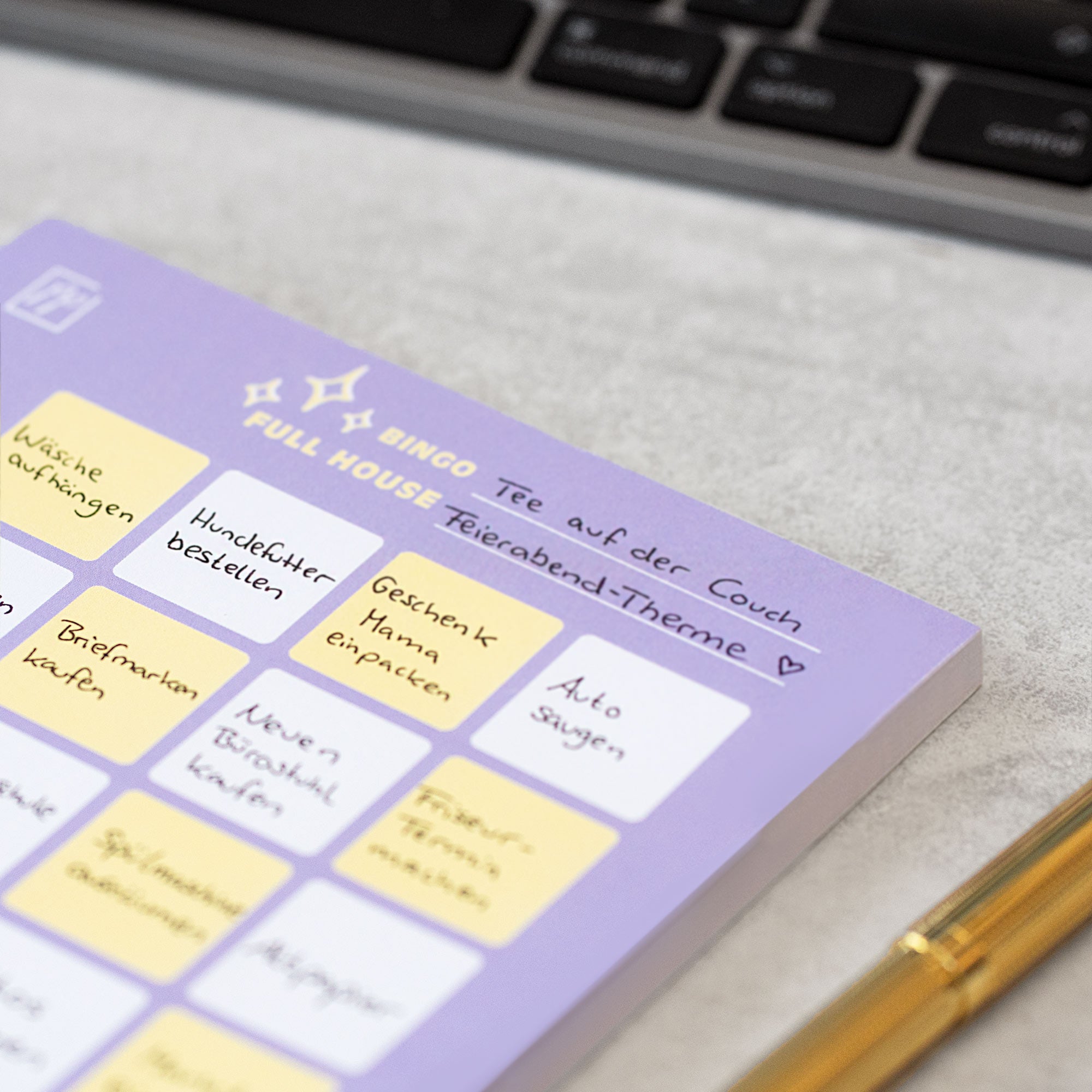 Schreibblock »to do bingo!«