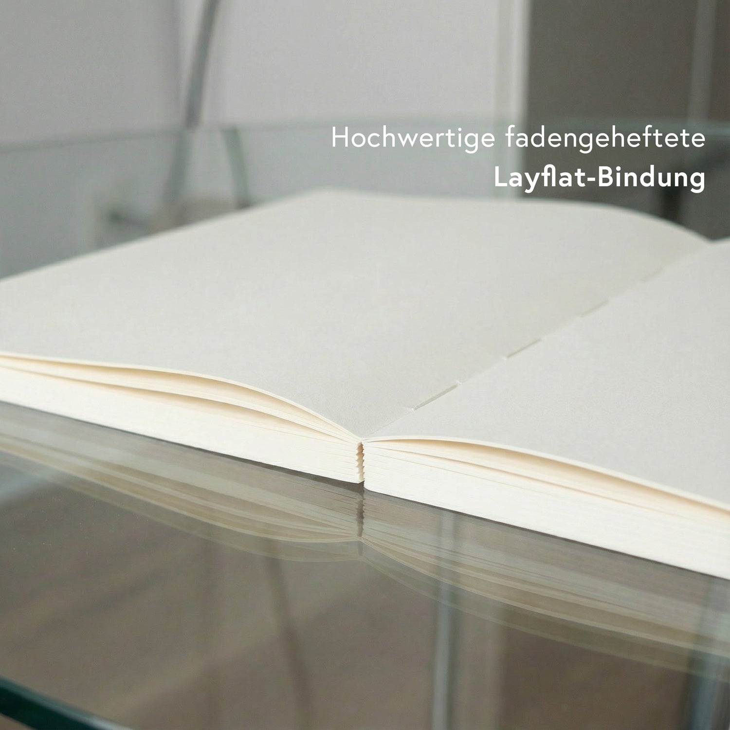 Notizbuch mit Blanko + Seitenzahlen