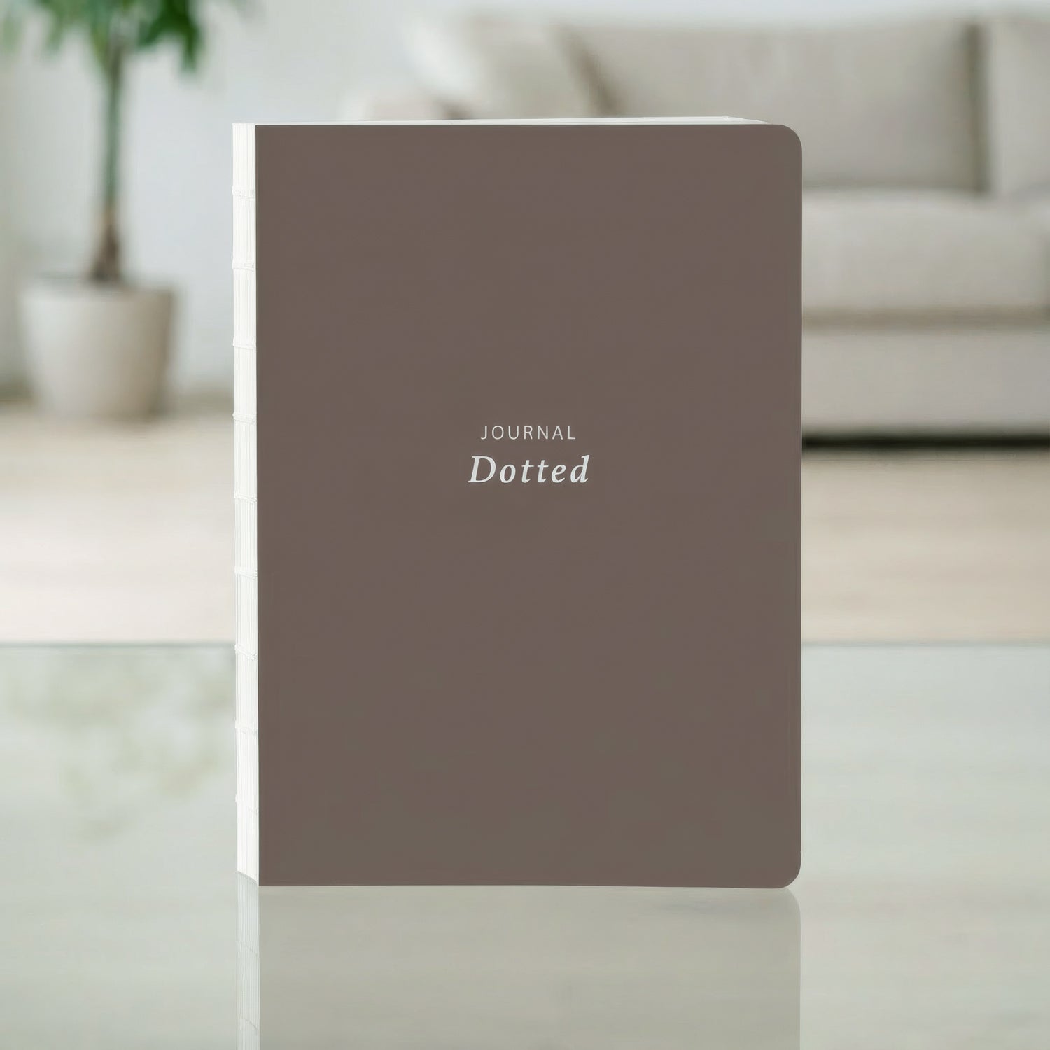 Notizbuch mit Punktraster + Seitenzahlen