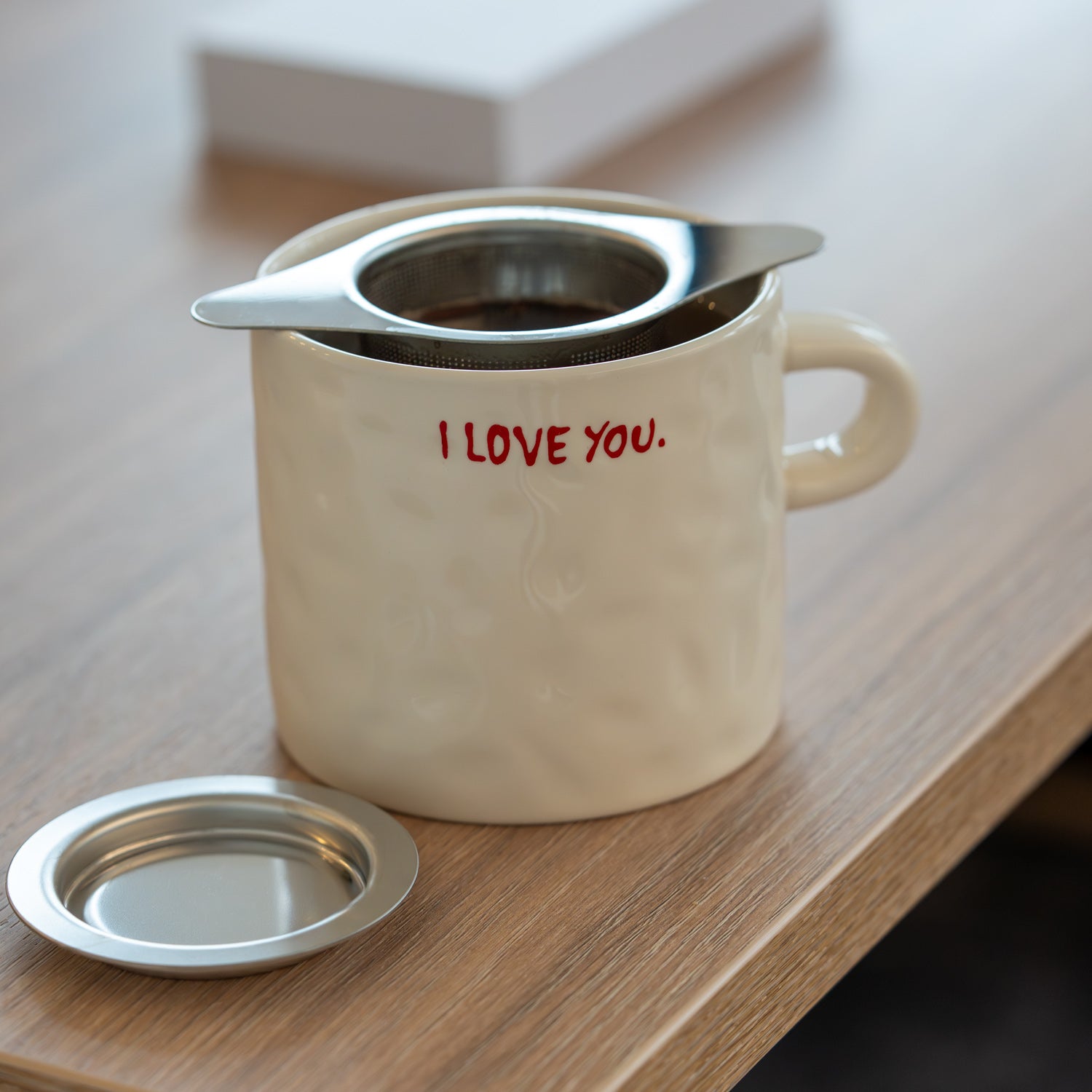 Große Keramik-Tasse (400 ml) - handbemalt