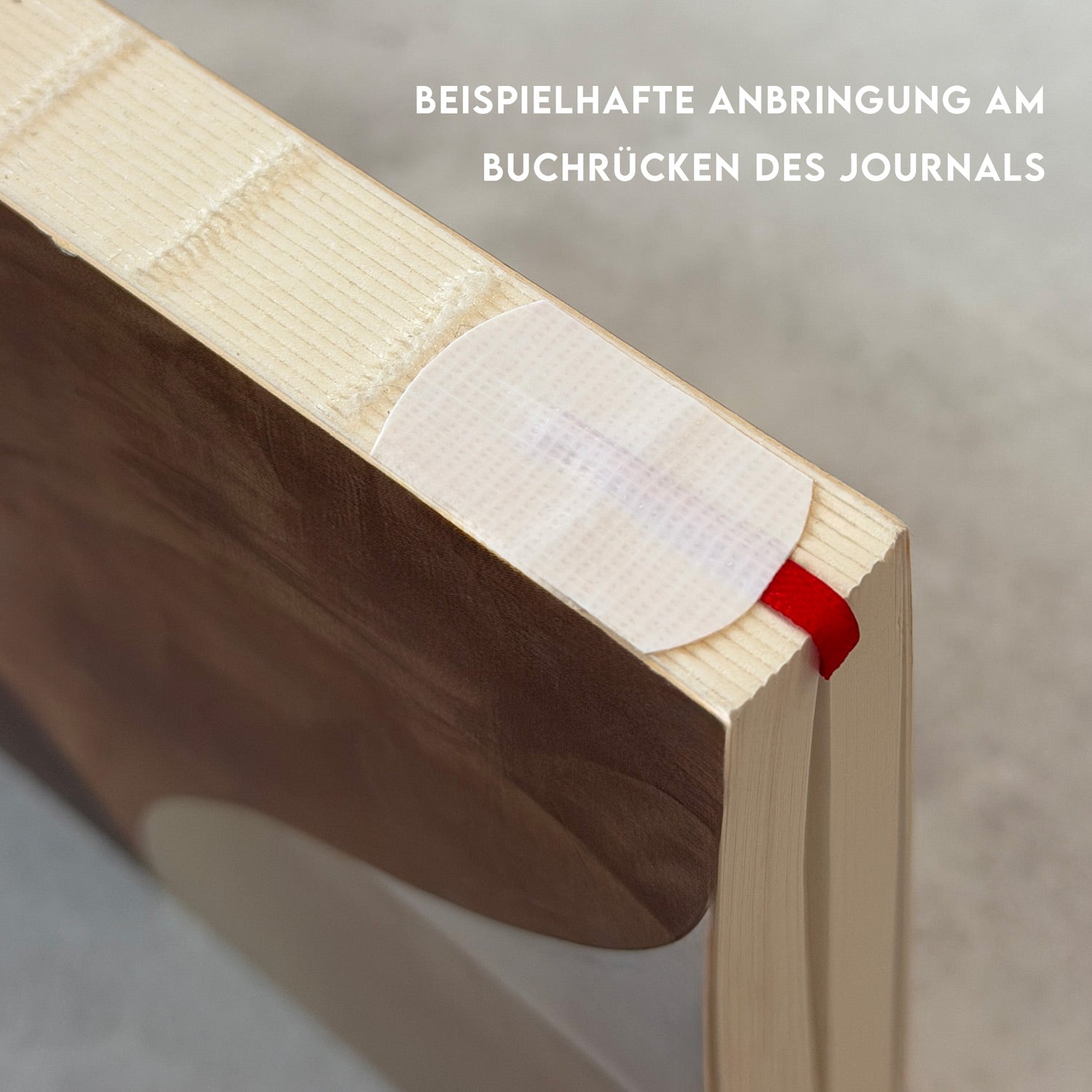 Lesezeichen-Bändchen zum Einkleben (inkl. Sticker)