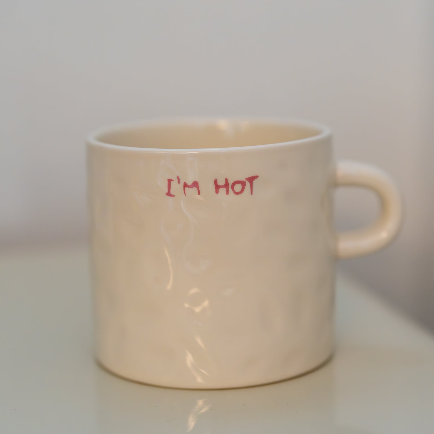Große Keramik-Tasse (400 ml) - handbemalt