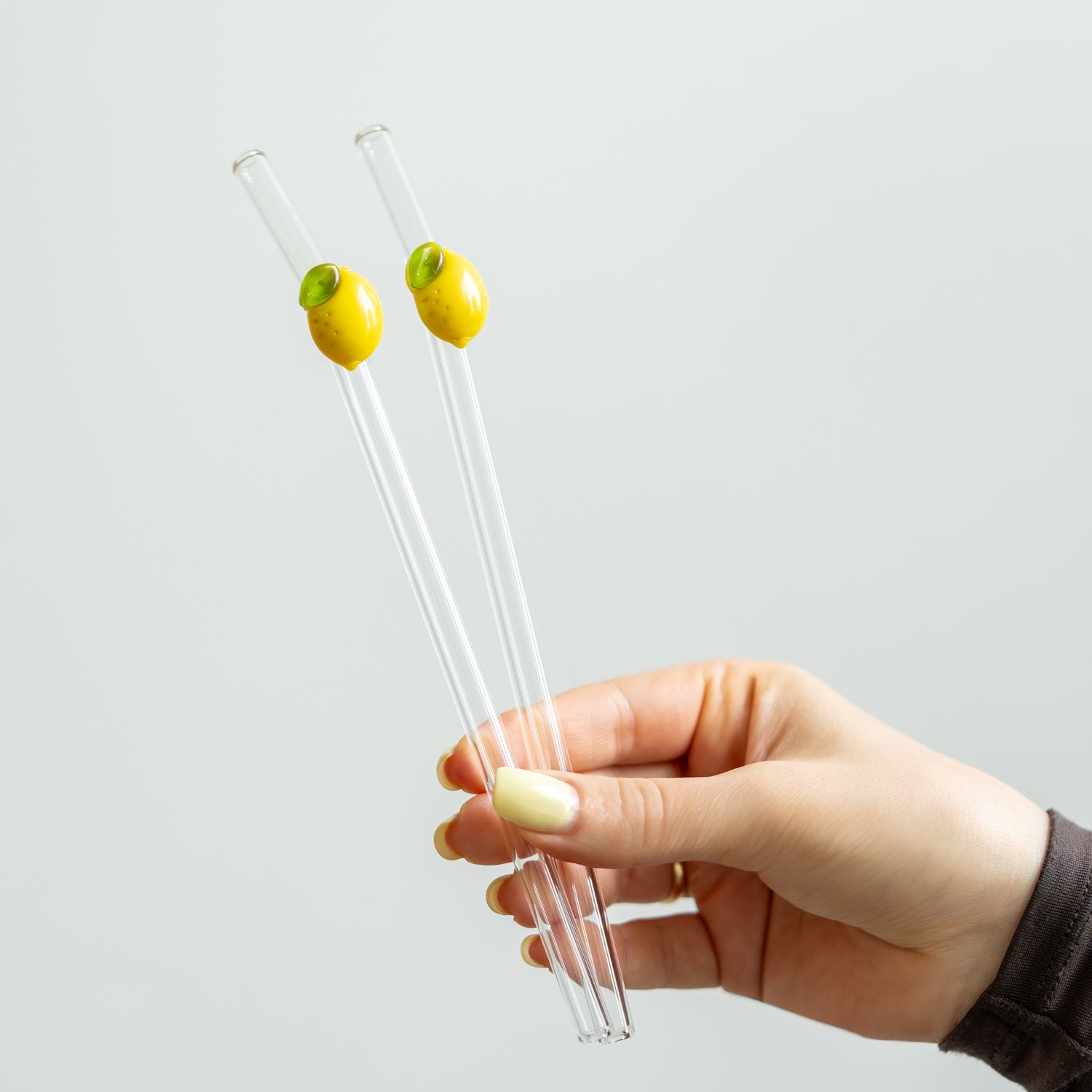 Glas-Strohhalme »Limonata« (2er-Set)