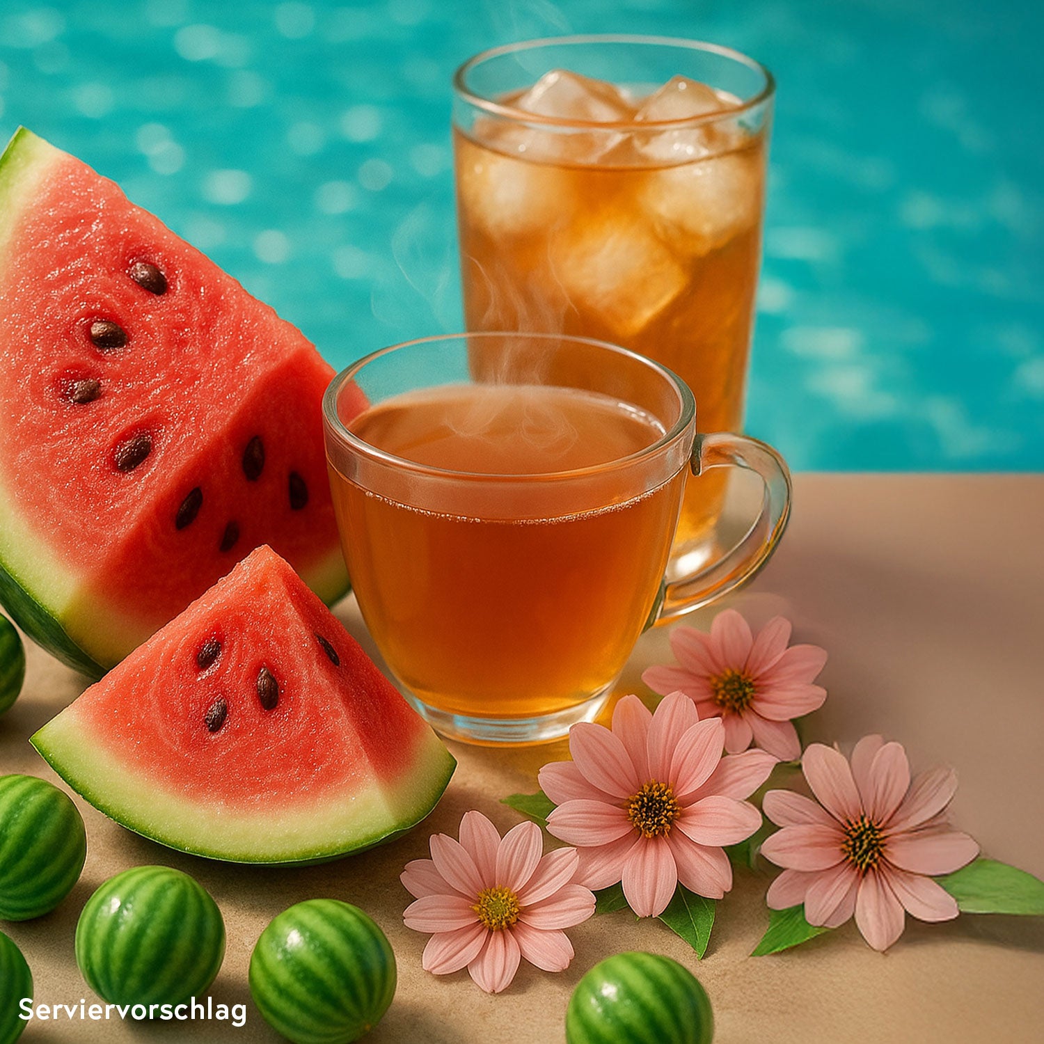 Weißer Tee »Watermelon Kiss« 🍉🌴 (sommerlich & fruchtig)