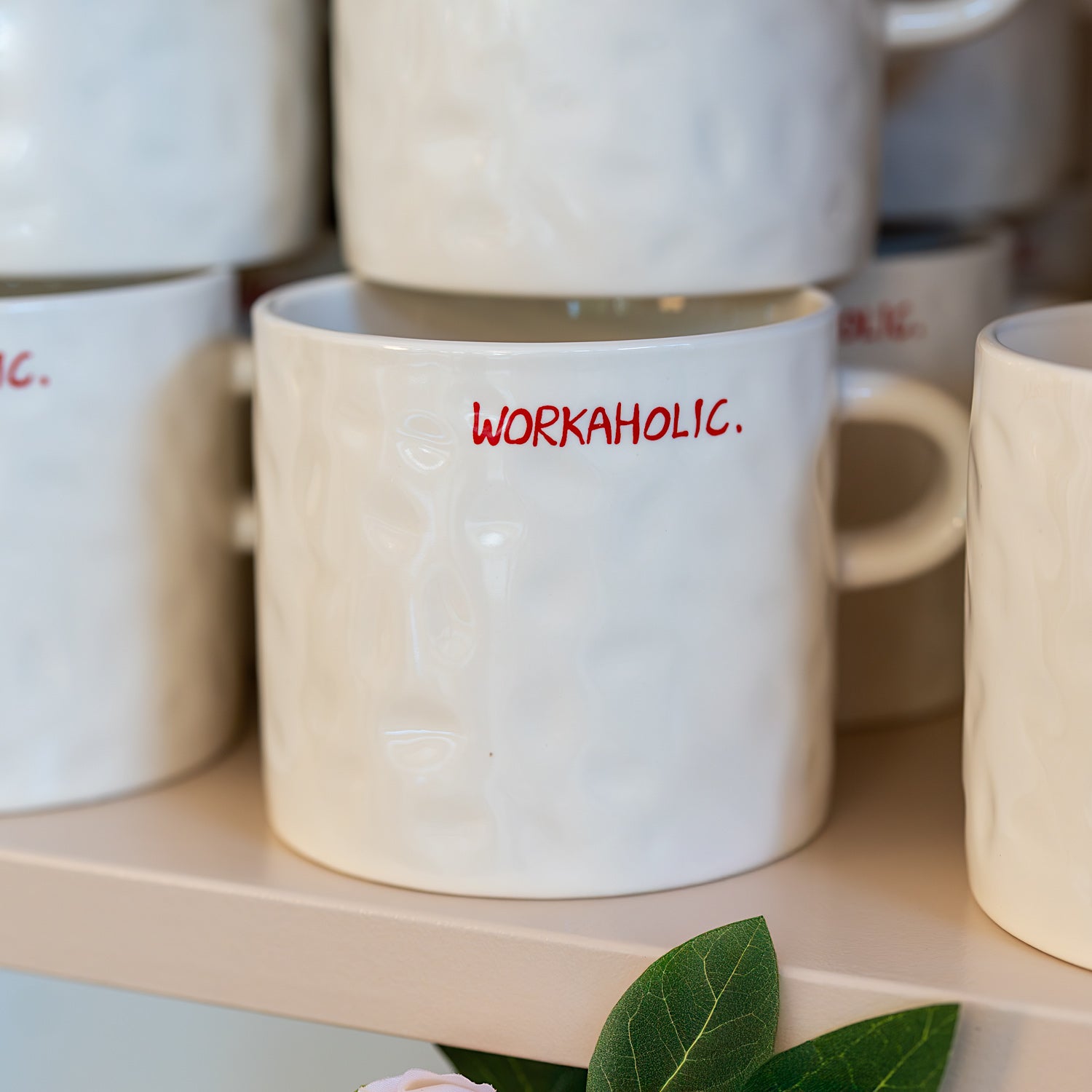 Große Keramik-Tasse (400 ml) - handbemalt