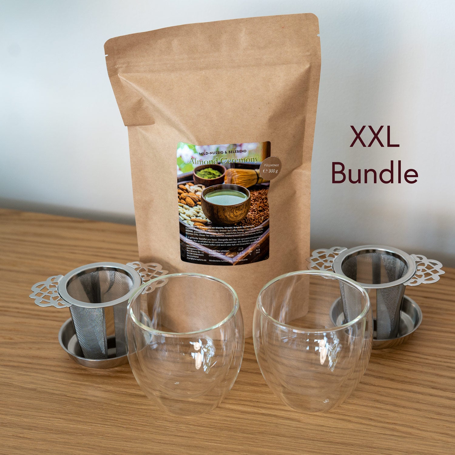 XXL Bundle: Neuer Tee, neue Gläser + Teesiebe