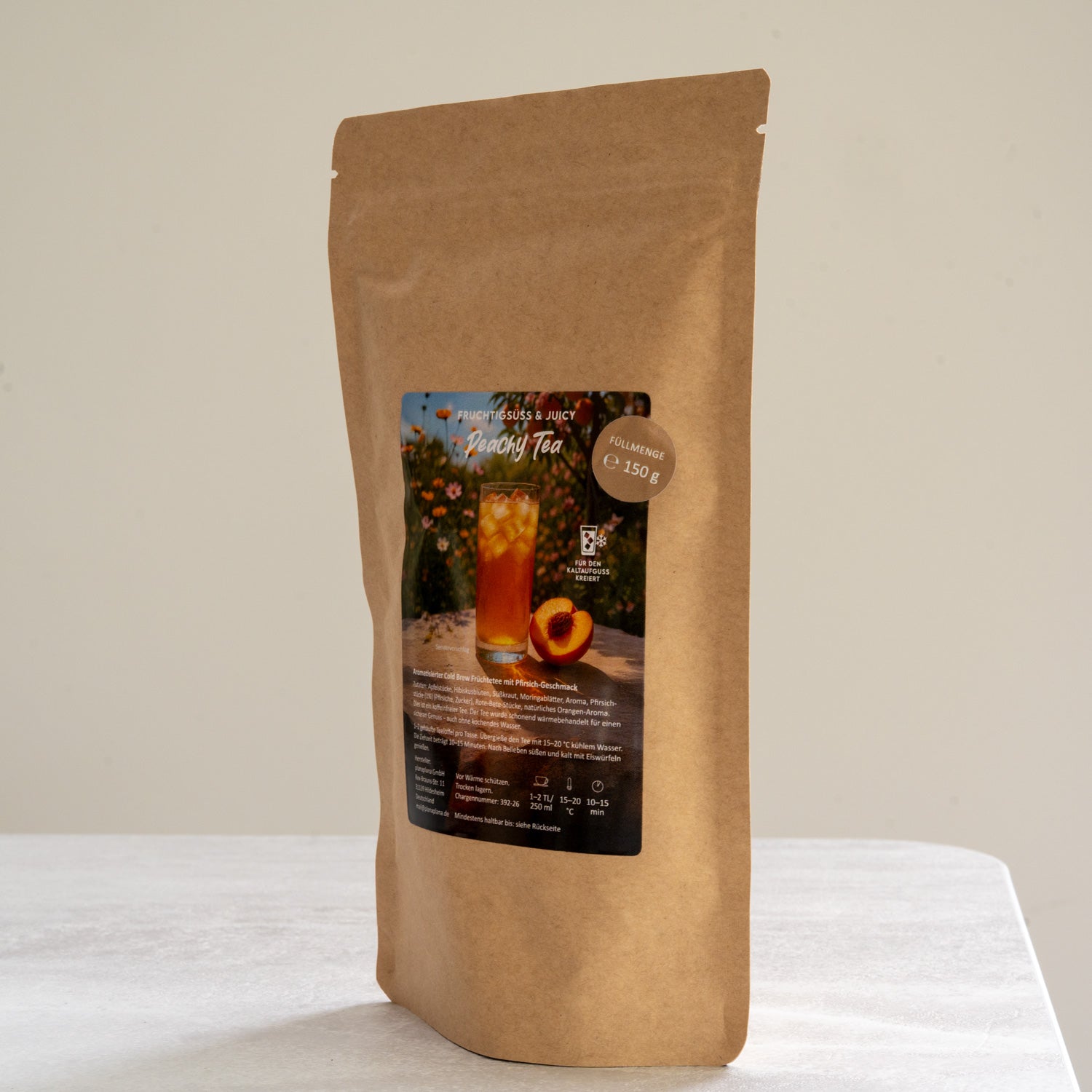 Cold Brew Früchtetee »Peachy Tea«  (fruchtigsüß & juicy)