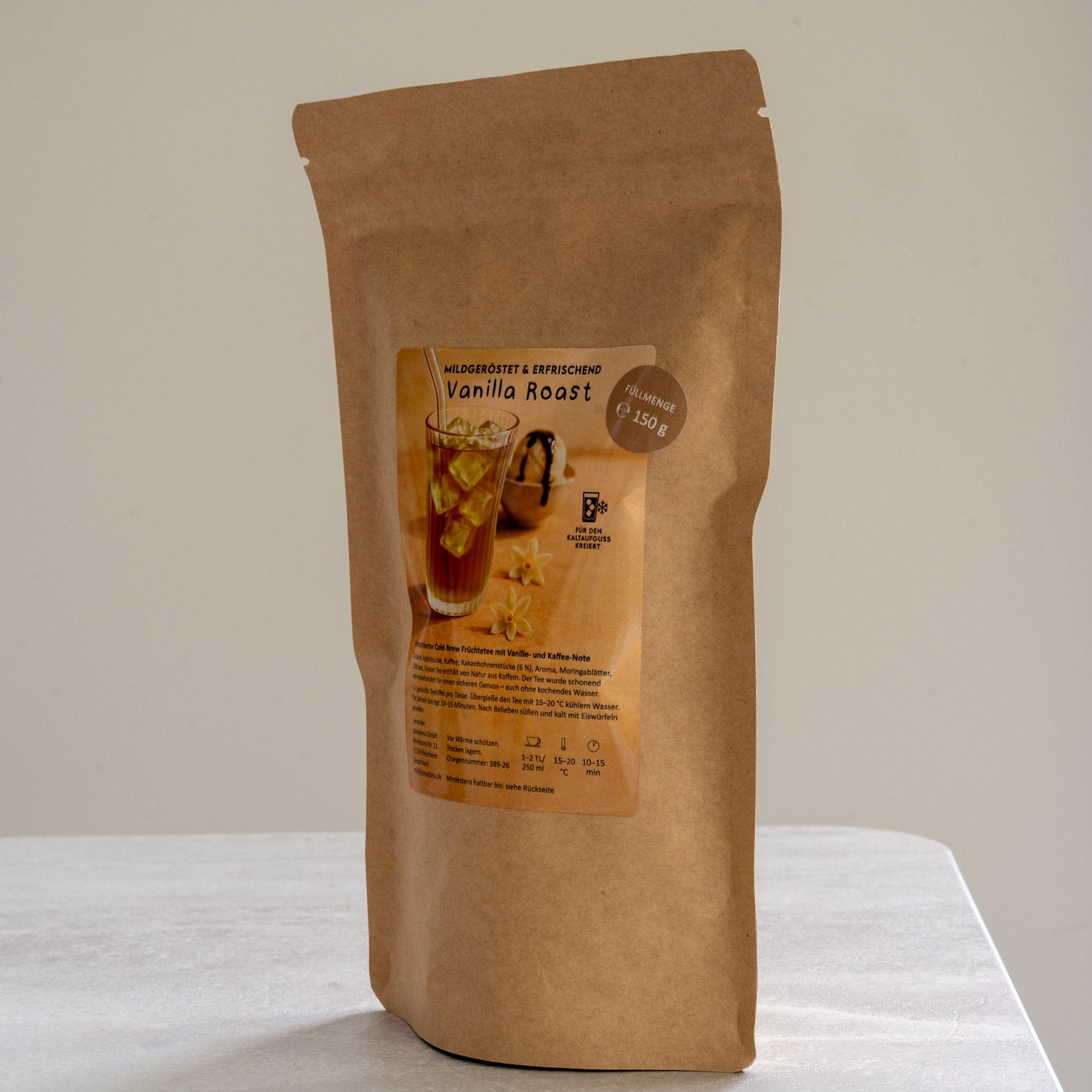 Cold Brew Früchtetee »Vanilla Roast«  (mildgeröstet & erfrischend)